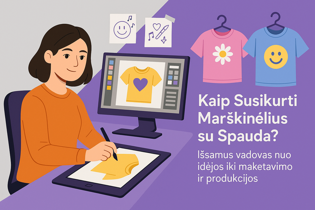 Kaip Susikurti Savo Marškinėlius su Spauda? Pilnas Gidas Pradedantiesiems