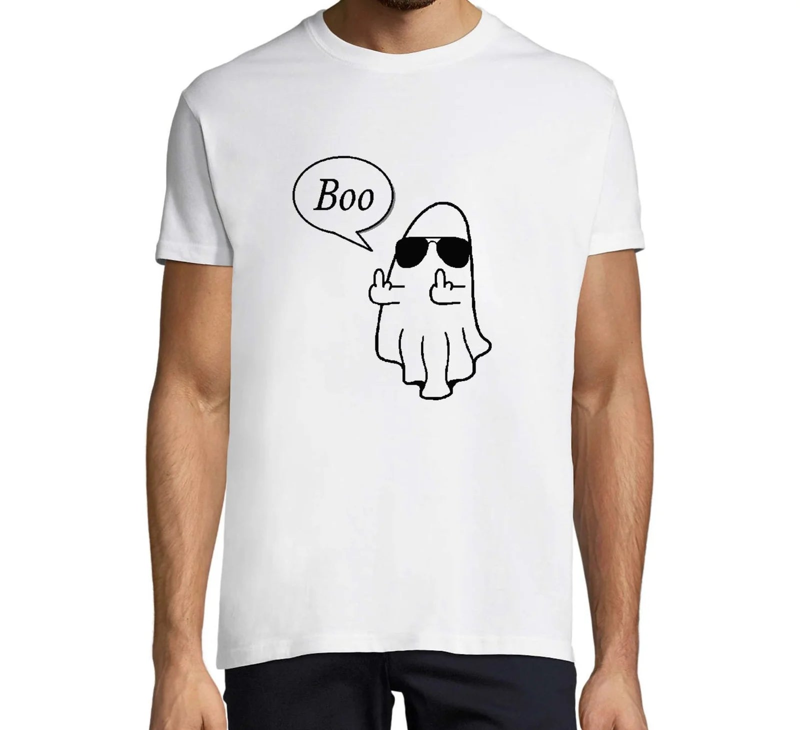 Unisex Marškinėliai „BOO“