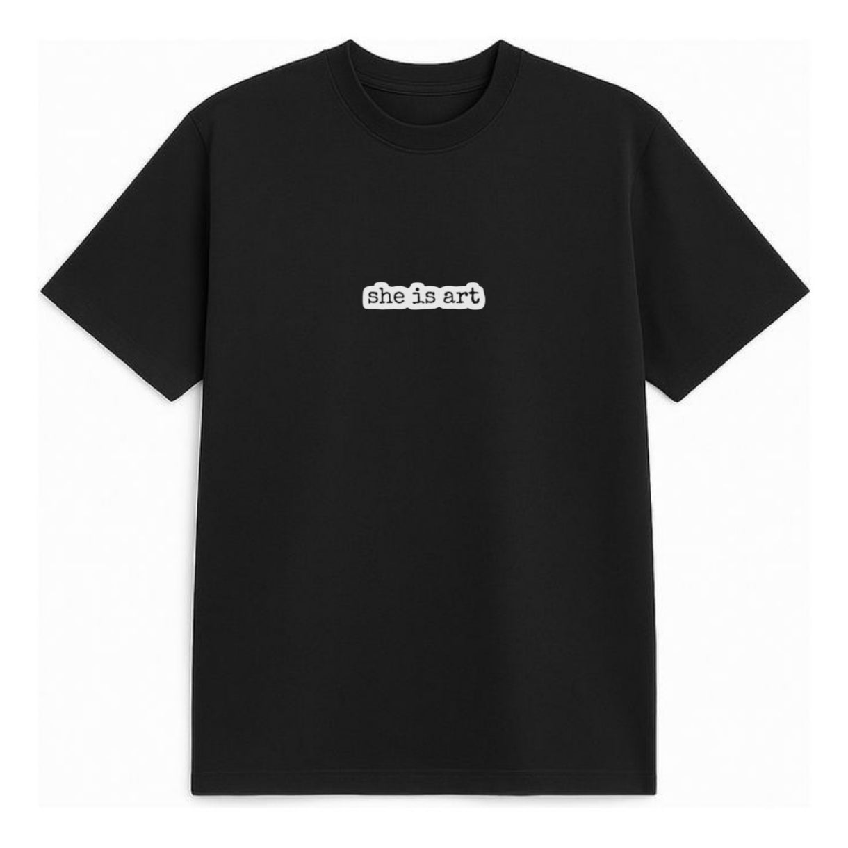 MARŠKINĖLIAI "She is art"